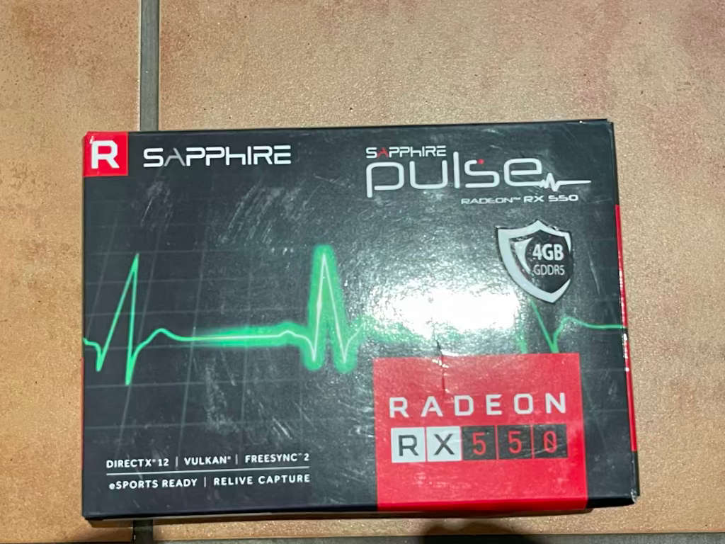Sapphire Radeon RX550 4GB Graphics Card
