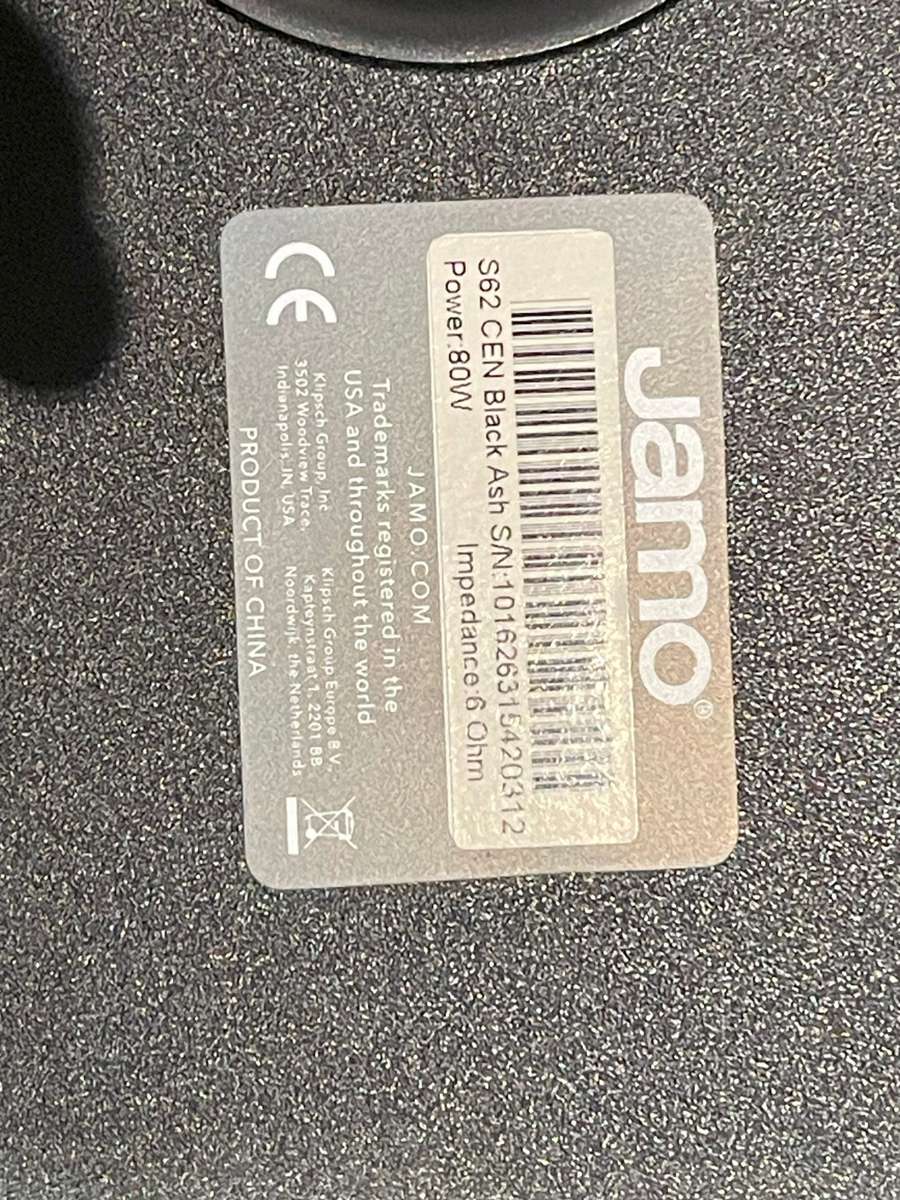 Jamo S 62 CEN Centre Speaker