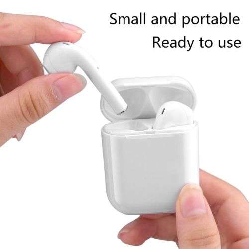 New I12 TWS Bluetooth 5.0 Wireless Earphones Touch Control Earbuds with Charging Box