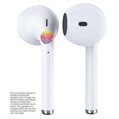 New I12 TWS Bluetooth 5.0 Wireless Earphones Touch Control Earbuds with Charging Box