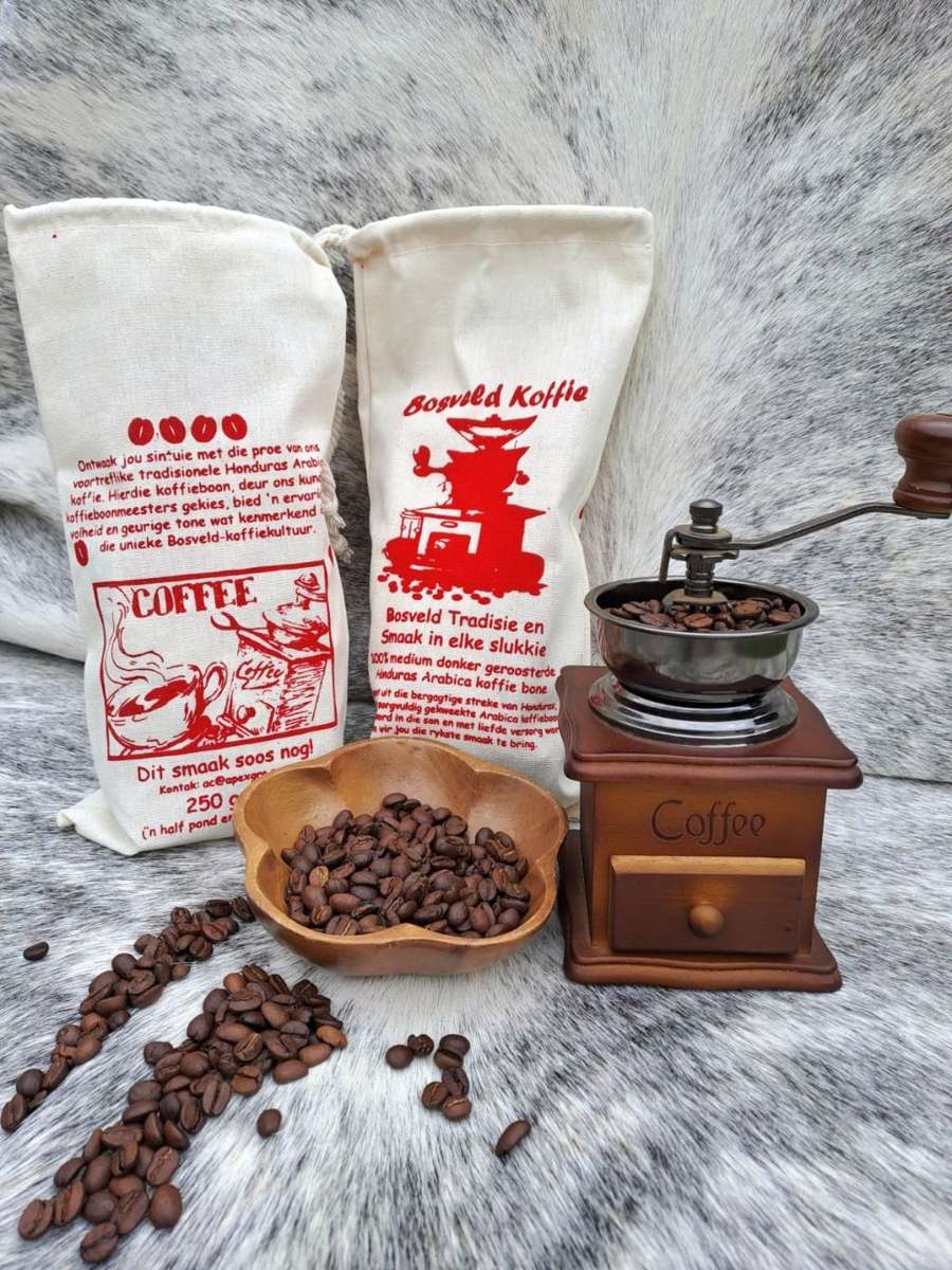Bosveld Koffie - 100% suiwer Honduras Arabica koffie bone