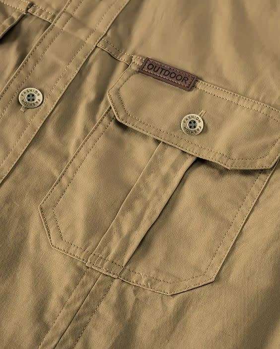 Outdoor Khaki Shirt Size: 3XL