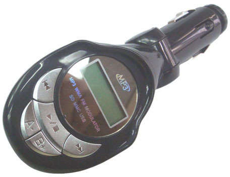 Fashionable design 206 Channels Wireless Car Fm Transmitter for Ipod, mp3 player