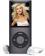 "BLACK" HUGE 8GB New 4TH Generation Chromatic MP3 Player with Video, Radio, Pictures, etc