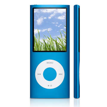 "BLUE" HUGE 8GB New 4TH Generation Chromatic MP3 Player with Video, Radio, Pictures, etc