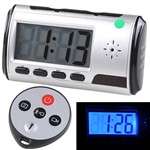2.0MP Real SPY Digital Sound and Video Recorder LCD Alarm Clock with Motion Detector