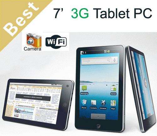 **IN STOCK** Android 2.3 Tablet PC + support 3G Modem, 4GB 7" 1080P Gravity Sensor Camera