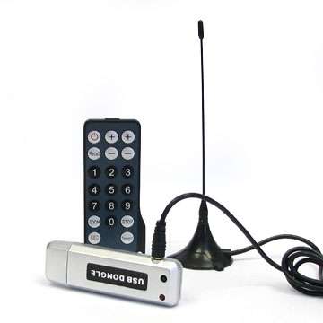 Brand New DVB-T Digital TV USB 2.0 Dongle with Remote