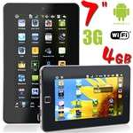 **BUILT-IN 3G** MAKE CALLS and SMS - 7" Resistive Touch Screen Google Android 2.2 Tablet PC WiFi