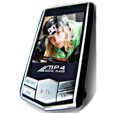 HUGE 8GB Small and Stylsh 1.8" LCD MP3/MP4 Player with FM Radio
