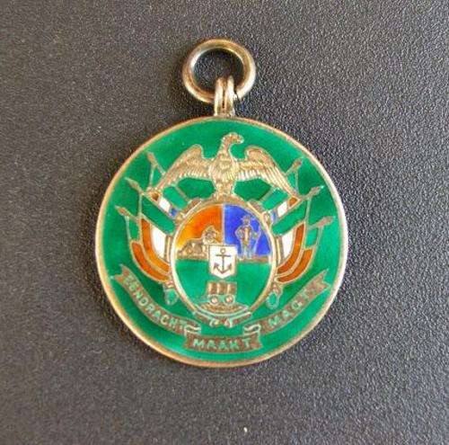 1900 ZAR Kruger Enamelled Medallion