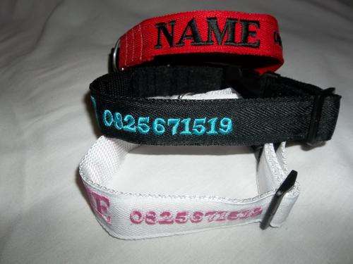 Personalized Embroidered Dog Collar