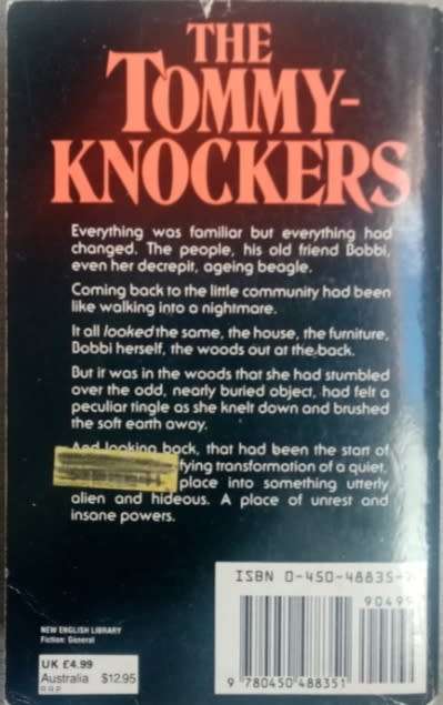 STEPHEN KING - THE TOMMY KNOCKERS - PAPERBACK