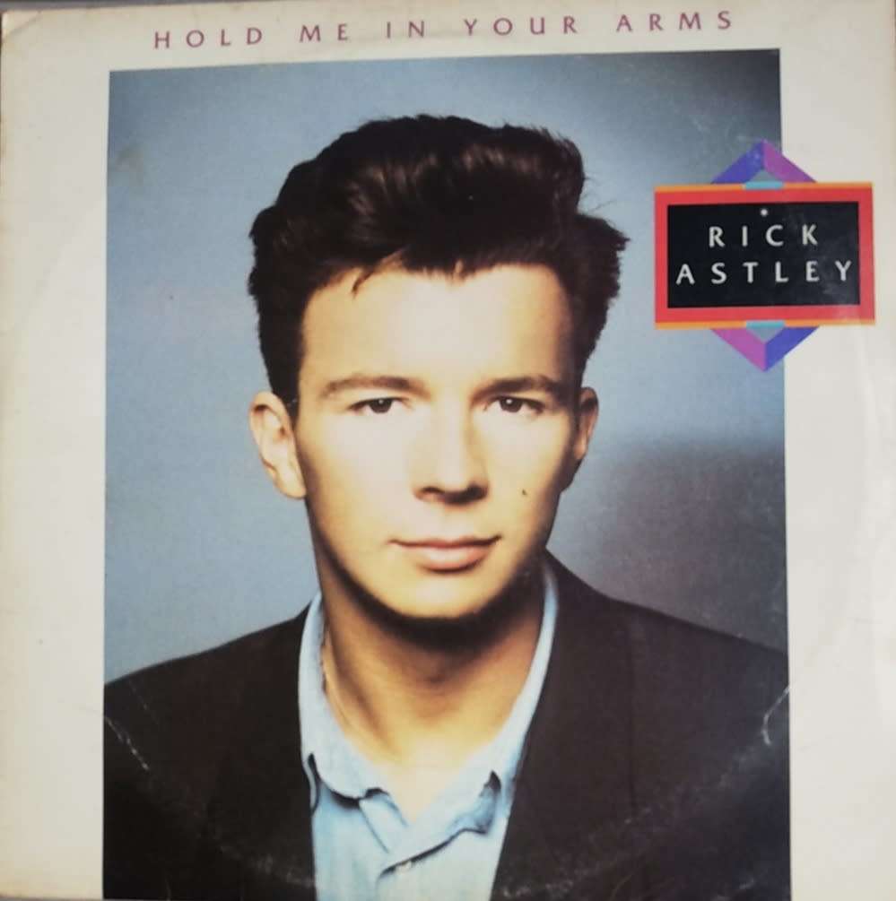 RICK ASTLEY - HOLD ME IN YOUR ARMS - VINYL LP