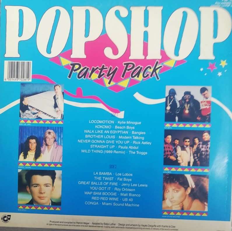 POP SHOP PARTY PACK - VINYL LP