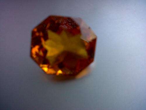 EXTRAORDINARY!!!30.89CT Octagon Cut Majestic Hot Orange Yellow Madeira Citrine