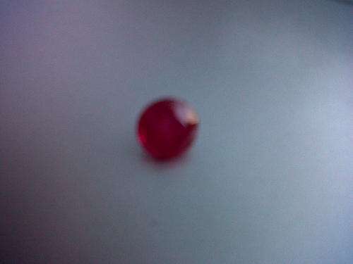 1.89 Ct. BEAUTIFUL! Round Blood Red RUBY From Madagascar