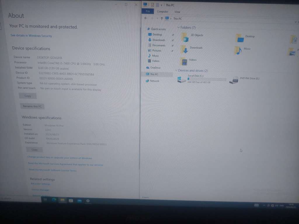 Mecer i5-7400 All In One Pc
