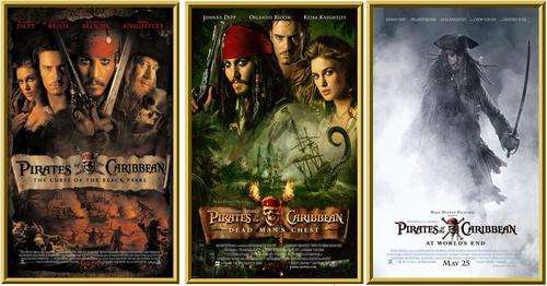 PIRATES OF THE CARIBBEAN TRILOGY 1 - 3 DVD SET