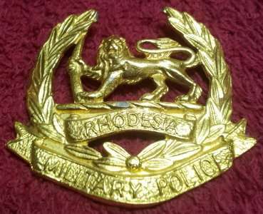 Rhodesia Military Police Badge
