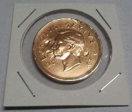 Union of South Africa One Penny Coin 1951 : #055