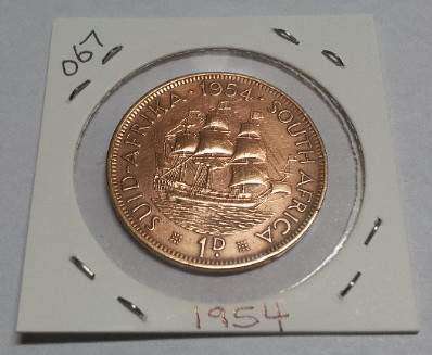 Union of South Africa One Penny Coin 1944-54 : [#035-036-038-066-067-068]