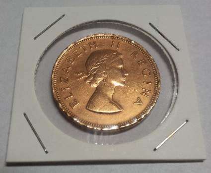 Union of South Africa One Penny Coins 1943-58 : [#034-037-041-081-051-079]