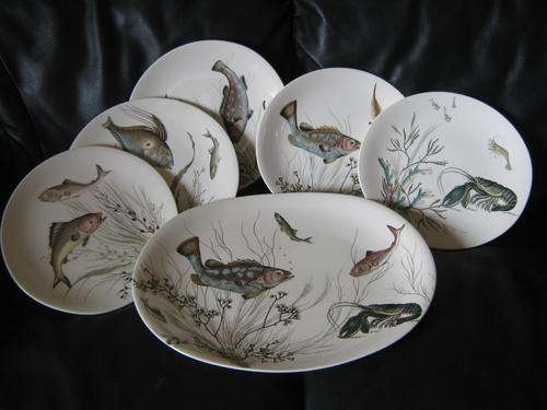 Fish Plates Johnson Bros