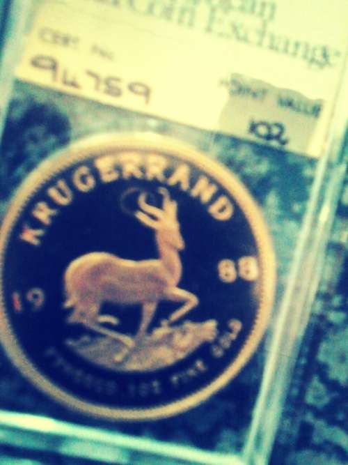 1988 PROOF  KRUGERRAND SAGCE 102 POINT VALUE
