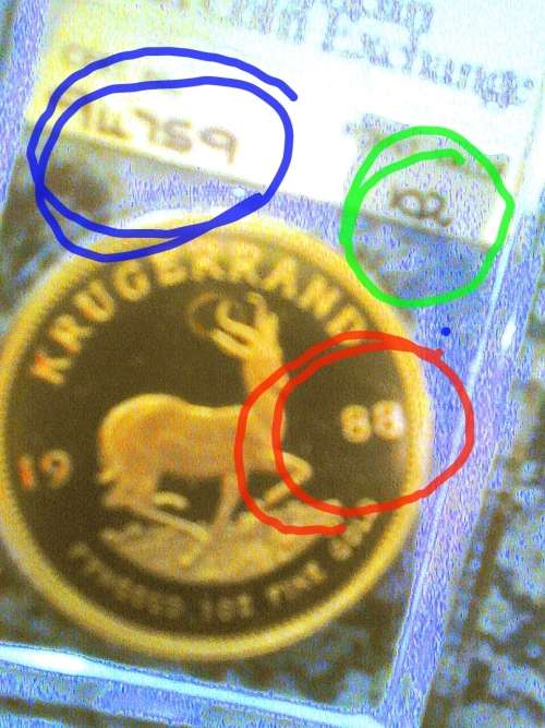 1988 PROOF  KRUGERRAND SAGCE 102 POINT VALUE