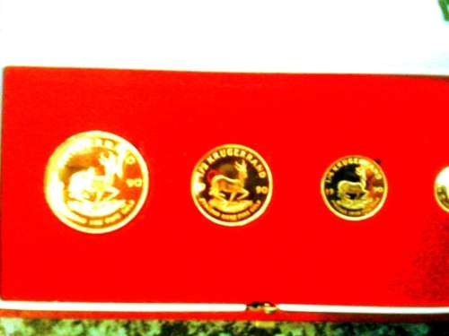 kRUGERRANDS GOLD REEF CITY MINTMARKED SET..1990--mintage 1066.. PRESTINE CONDITION
