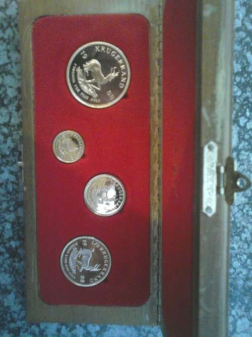1988 PROOF KRUGERRAND GOLD REEF CITY mintmarked PRETIGE SET--mintage a possible 835