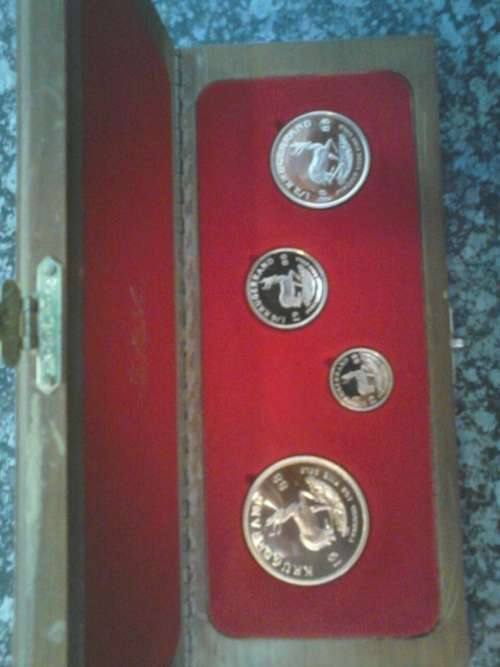 1988 PROOF KRUGERRAND GOLD REEF CITY mintmarked PRETIGE SET--mintage a possible 835