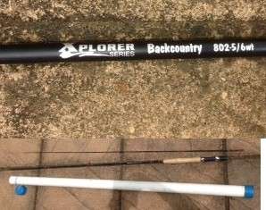 Xplorer Series Backcountry 802-5/6 Wt includes rod pipe holder