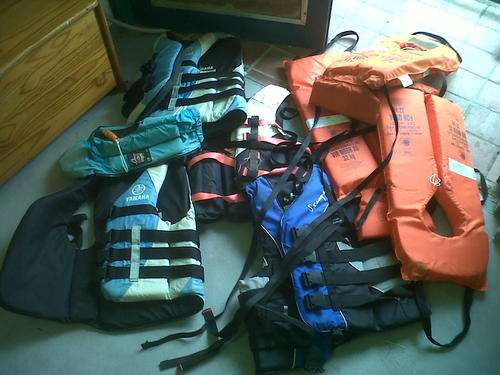 8 X LIFEJACKETS
