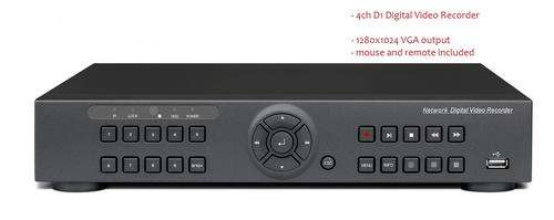 4 Channel Digital Video Recorder incl free Remote View Software