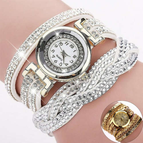 Rhinestone Bracelet Women Plate