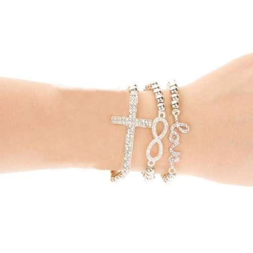 Rhinestone Bracelet 3PC