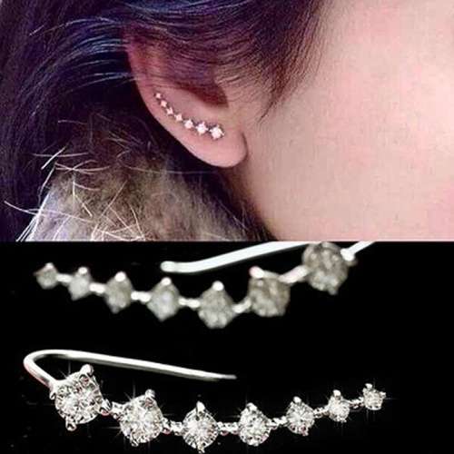 Gold Plated Ear Hook Stud Earring