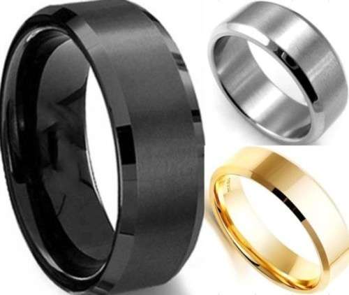 6MM Men's Wide Stainless Steel Ring Band Size 6 - 12