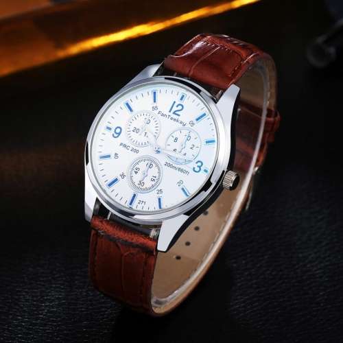 Fashion Faux Band Watch