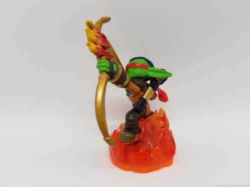 Skylanders Giants Flameslinger Series 2 Character + Trading Card + Sticker Set