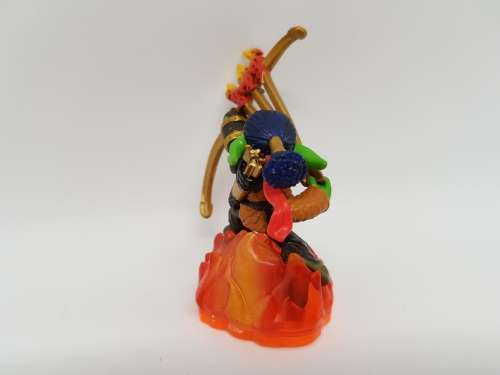 Skylanders Giants Flameslinger Series 2 Character + Trading Card + Sticker Set