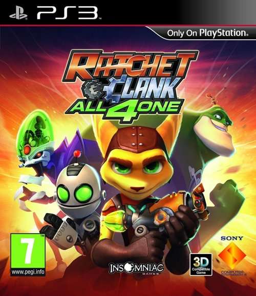 Ratchet and Clank - All 4 One - PlayStation 3 - Complete in Box - Very, Very Good Condition!