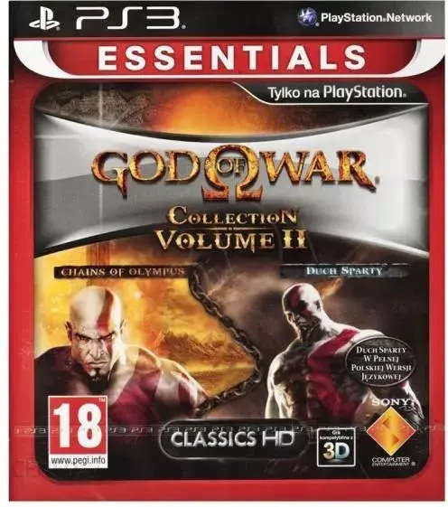 God of War Collection Volume 2 - Classics HD - PS3 - Complete In Box - Very Good Condition!
