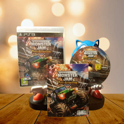 PlayStation 3 - Monster Jam: Path of Destruction  - Complete in Box - Very Good Condition!