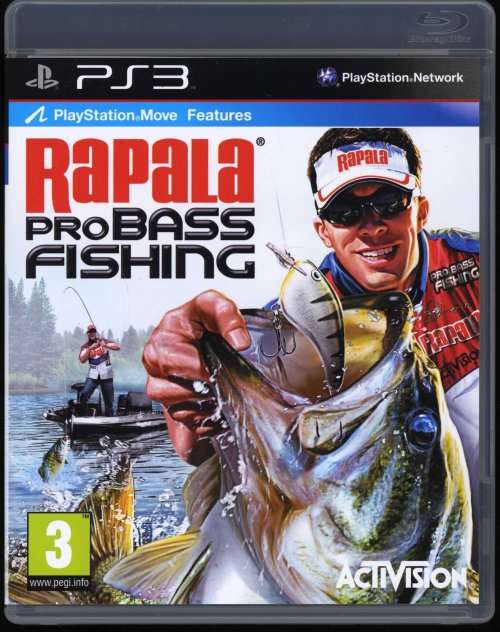 PlayStation 3 Rapala Pro Bass Fishing - (Stand Alone Game) - Complete in Box- Very Good Condition!