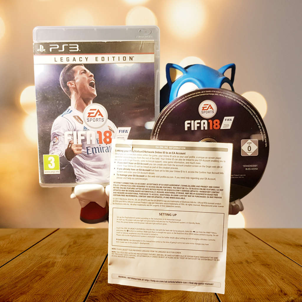 PlayStation 3 FIFA 18 - Legacy Edition - Complete in Box - Good Condition!