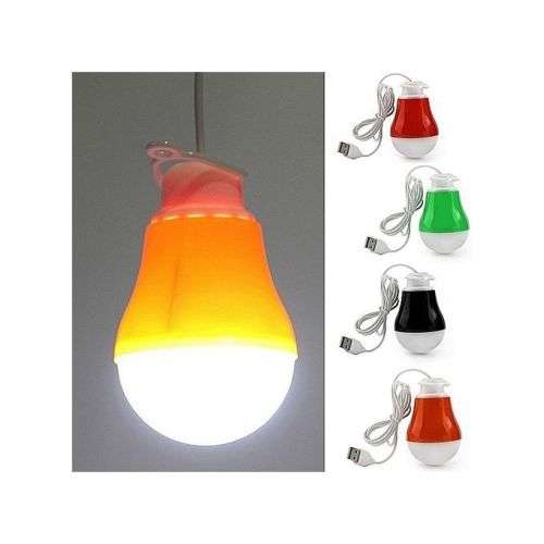 USB Powered LED Bulb 5W - 5V (emergency light backup power using power bank)