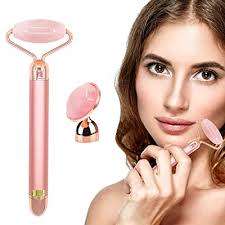 Micro Vibrating Facial Roller and Massager with Under-Eye Stone